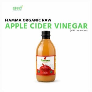 Organic Raw Apple cider vinegar with the mother Fiamma (Italy) - 500ml
